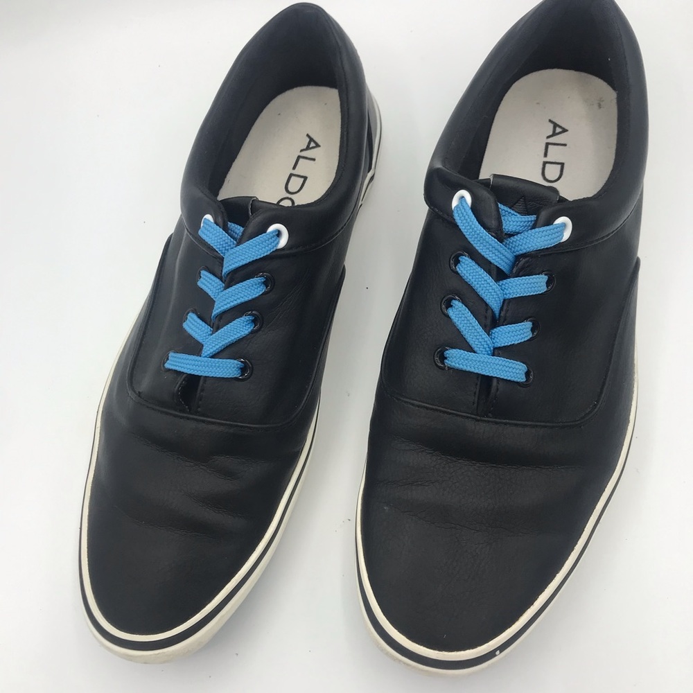 Aldo Black Faux Leather size 7.5